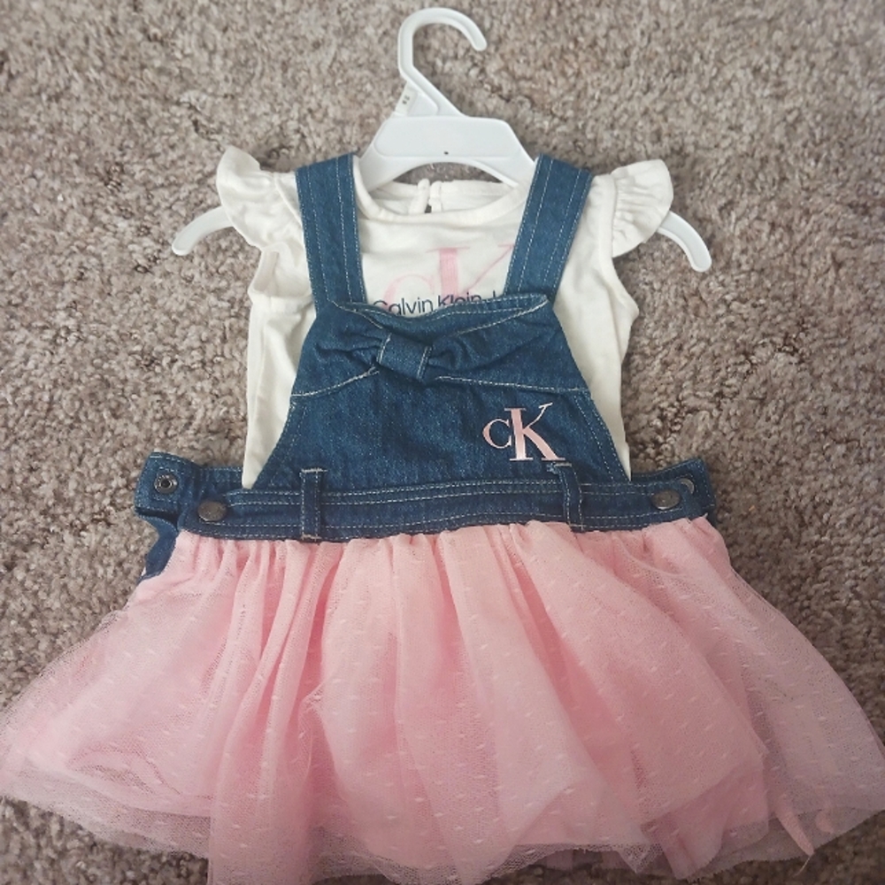 Calvin Klein Jean's overall dress size 12 months